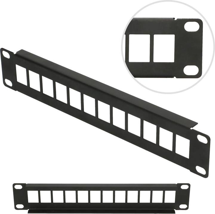 Extralink 12 PORT UTP 10/" MODULAR PATCHPANEL