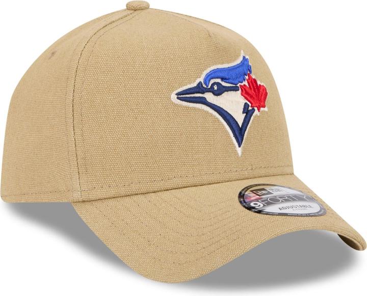 Produktbild New Era A-Frame Trucker Leinen Cap - Toronto Blue Jays beige (One Size)