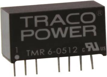Produktbild TracoPower DC/DC converter,4.5-9Vin,12Vout 0.5A,6W