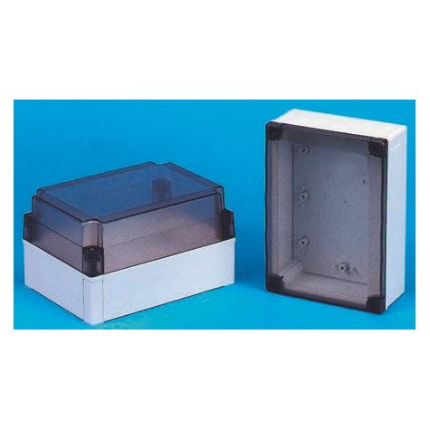 Fibox Grigio Contenitore In Policarbonato (Case), Accessori Di Elettronica + Alloggiamento,
