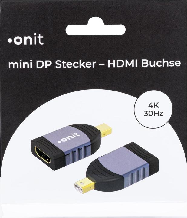 Produktbild Onit Adapter Mini-DisplayPort - HDMI (HDMI, 4.50 cm)