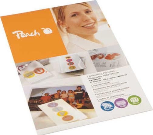 Image du produit Peach Film de plastification photo (A6, 25 pcs, 80 µm)