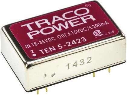 Actual product image TracoPower TEN5-2423 regulated DC-DC,+/-15V 6W