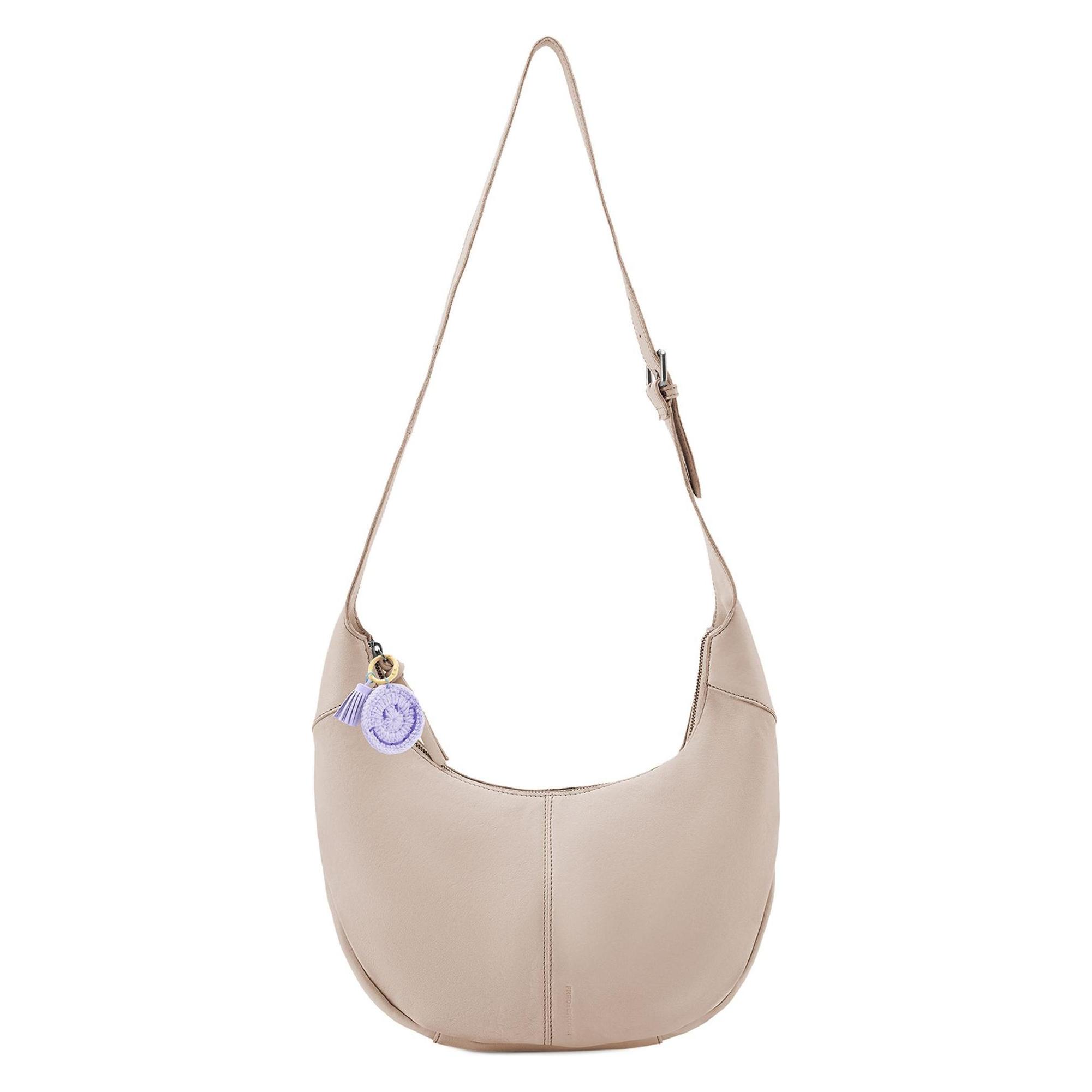 FredsBruder, Damen, Handtasche, Take A Smile Umhängetasche 37 Cm, Grau