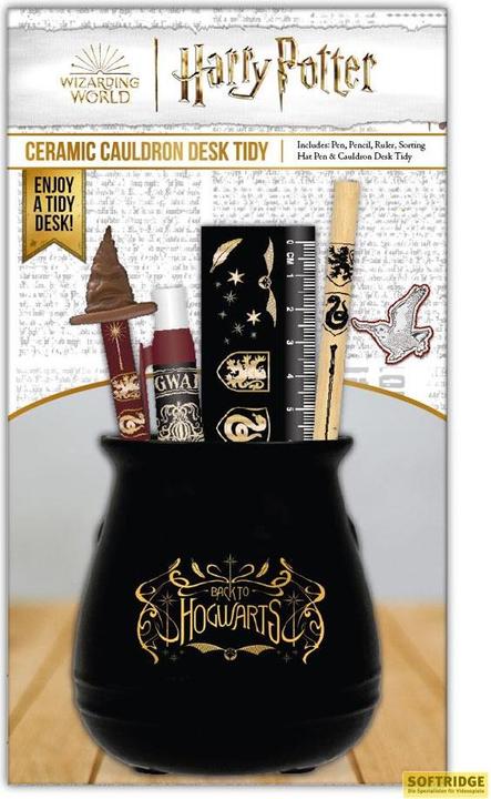 Actual product image Blue Sky Harry Potter pot à crayons Colourful Crest