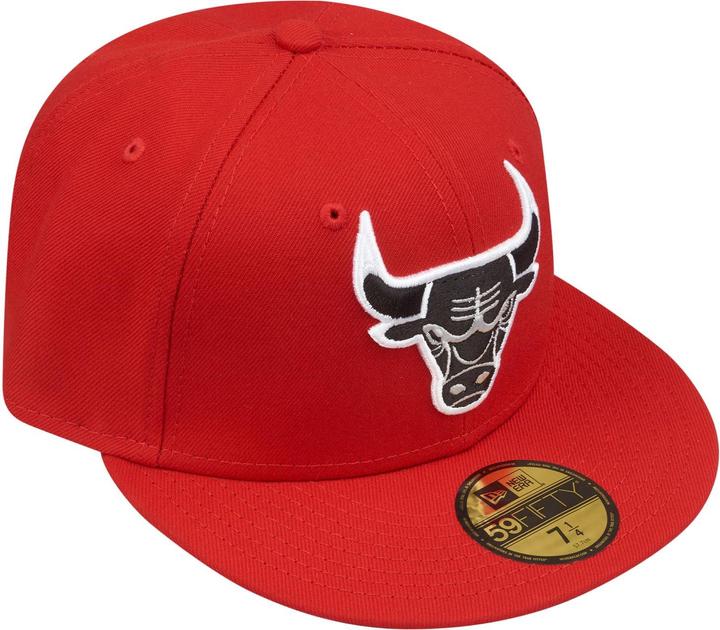Produktbild New Era 59Fifty Fitted Cap - NBA Chicago Bulls rot - 6 7/8 (6 7/8)