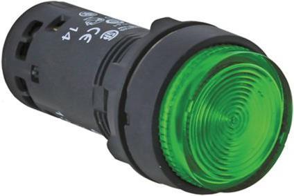Produktbild Schneider Electric Push button ILLUM Spring Rtn1NO Green