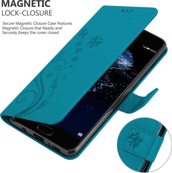 Produktbild Cadorabo Flower Book Cover (Huawei P10)