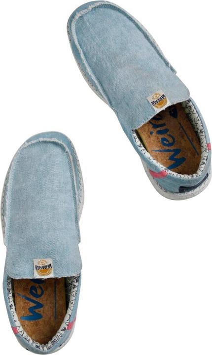 Actual product image Weird Fish Womens/Ladies Shoaler Washed Canvas Slip-on Lightweight Shoes (39.5)