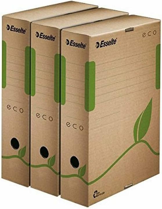 Produktbild Dymo Esselte Archiv-Schachtel ECO, DIN A4, braun (B)80 mm aus 100% recycelter Pappe, zu 100% wiederverwer (A4)