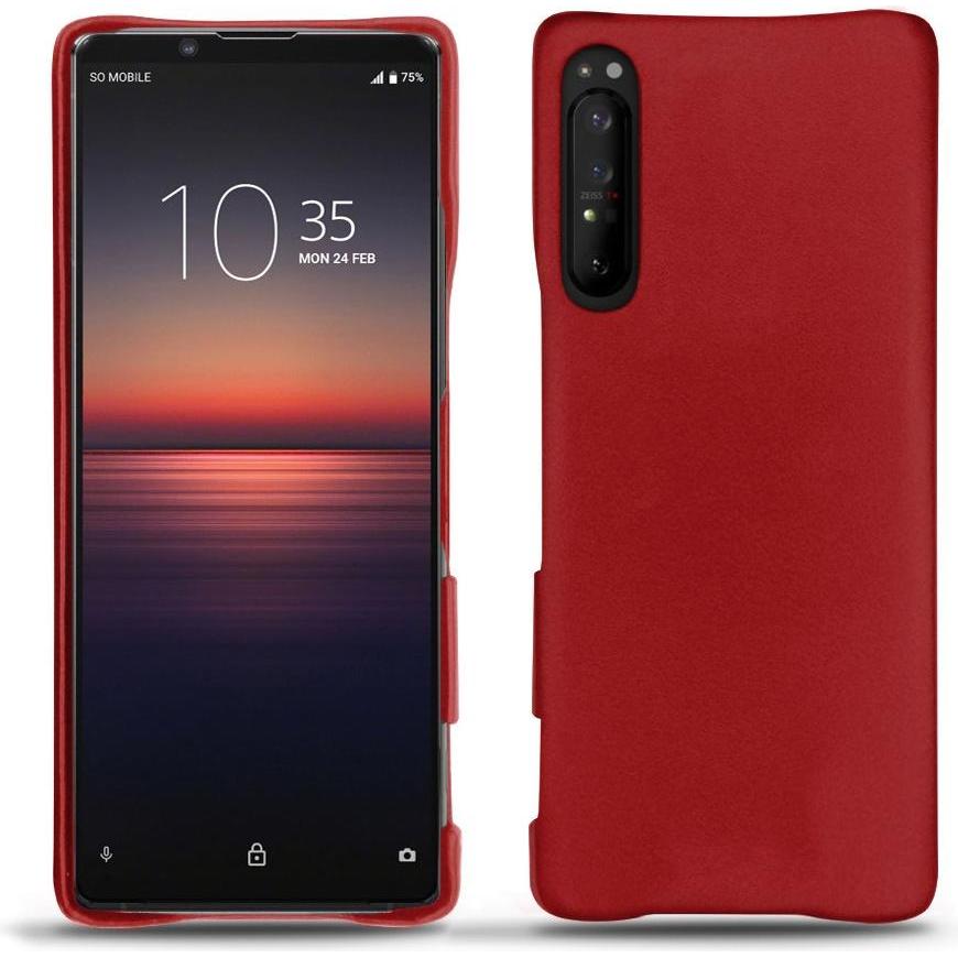 Thumbnail - Noreve Lederschutzhülle (Sony Xperia 1 II), Smartphone Hülle, Rot
