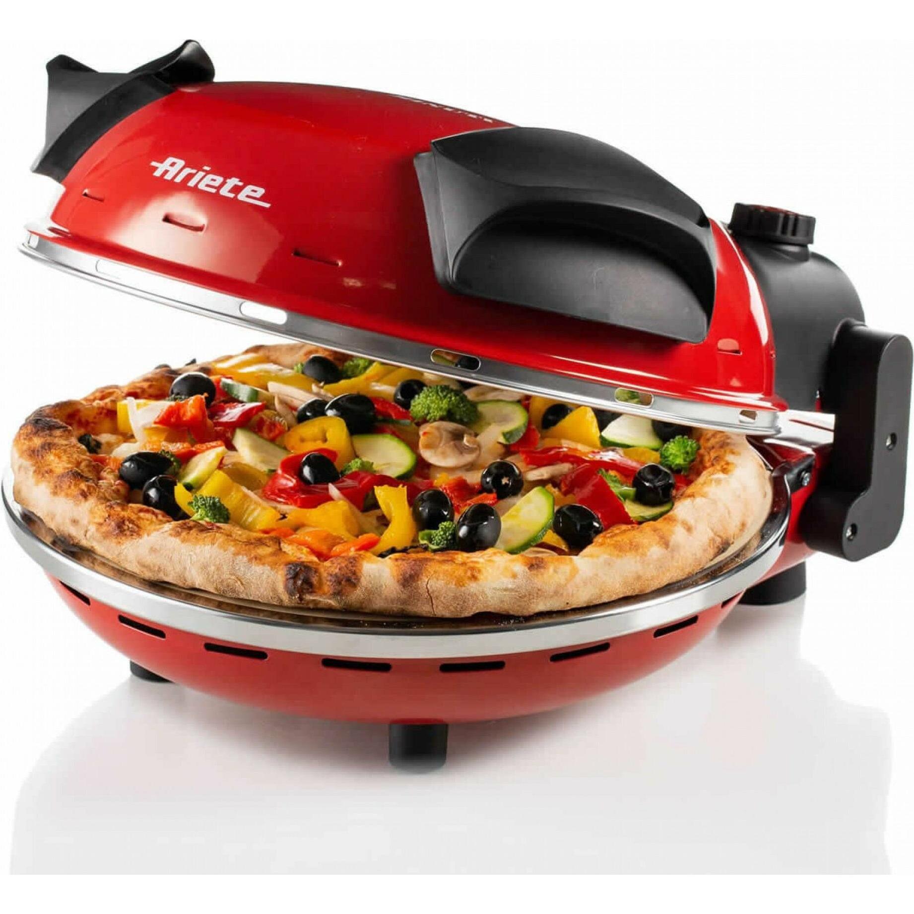 Ariete 909 Pizzabäcker, Tischgrill, Rot