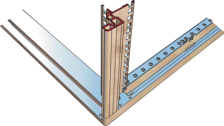 Produktbild Schroff Novastar 19"-Gestell SL 12HE/553B/900T RAL7021