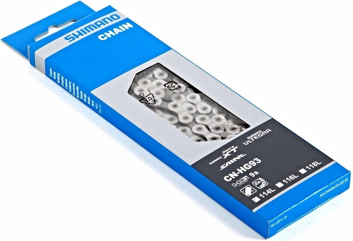 Actual product image Shimano Ultegra/XT CN-HG93 (9-speed)
