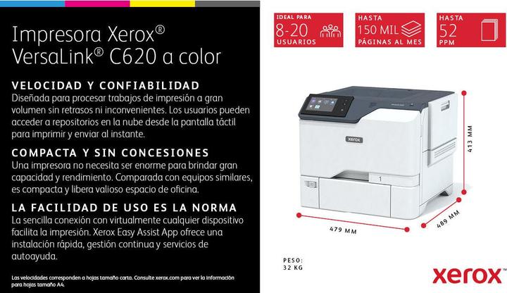 Immagine prodotto Xerox VERSALINK C620 A4 50PPM DUPLEX (Laser, Colore)
