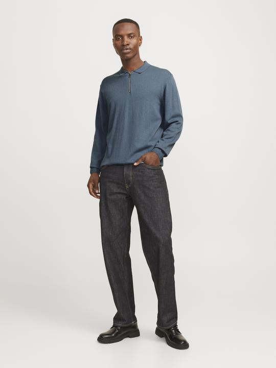 Produktbild Jack & Jones Jjeemil Knit Polo Half Zip Ls Noos (XS)
