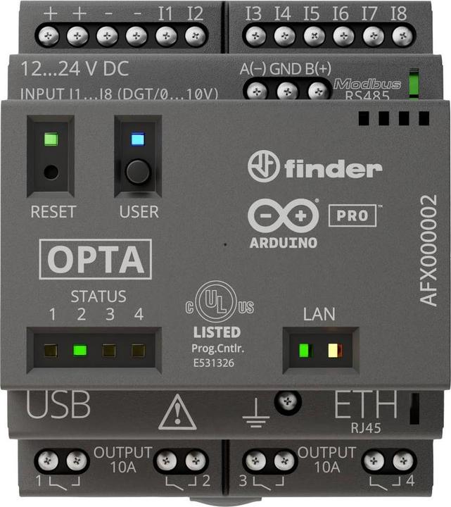 Produktbild Arduino Opta WiFi AFX00002 SPS-Kommunikationsmodul 12 V/DC, 24 V/DC