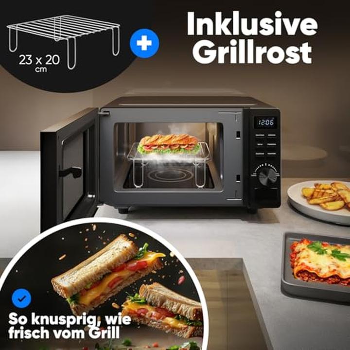 Produktbild Proficook PC-MWG 1278 Mikrowelle 700 W schwarz (20 l)