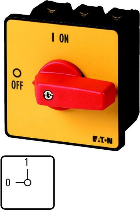 Actual product image Eaton Emergency stop switch P3-63/E-RT Installation