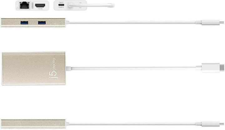 Actual product image j5Create USB 3.0 Type-C Multi Adapter (USB-C)