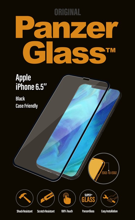 Actual product image PanzerGlass edge to edge (1 Piece, Apple iPhone XS Max)