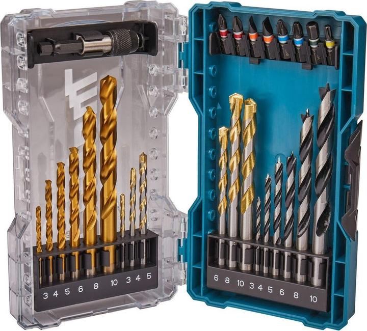 Actual product image Makita Bit set 27pcs. (D4X75, D3X61 MM, 8,0x117, 6,0x93, 5,0X86)