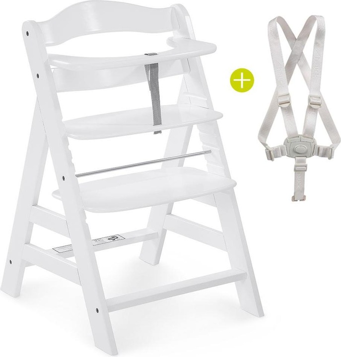Produktbild Hauck Hochstühle Alpha Plus Weiss Newborn Set Deluxe - 4-tlg. Hochstuhl (Hochstuhl)