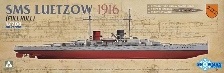 Produktbild Takom SMS LUETZOW 1916 (FULL HULL)