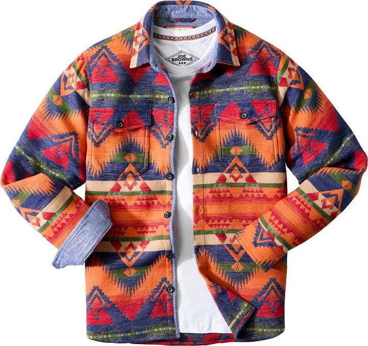 Produktbild Joe Browns Men’s Aztec Pattern Long Sleeve Shirt (M)