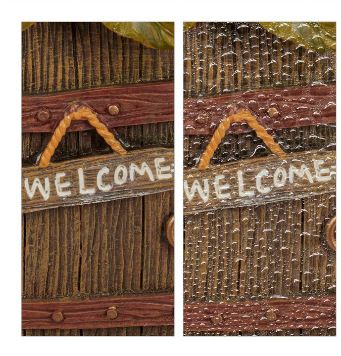 Actual product image Relaxdays Fairy door set