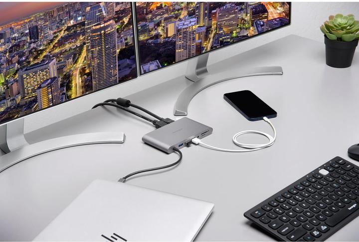 Productafbeelding Kensington UH1440p Mobiel USB-C 8-in-1 Docking Station (USB-C, 3 ports)