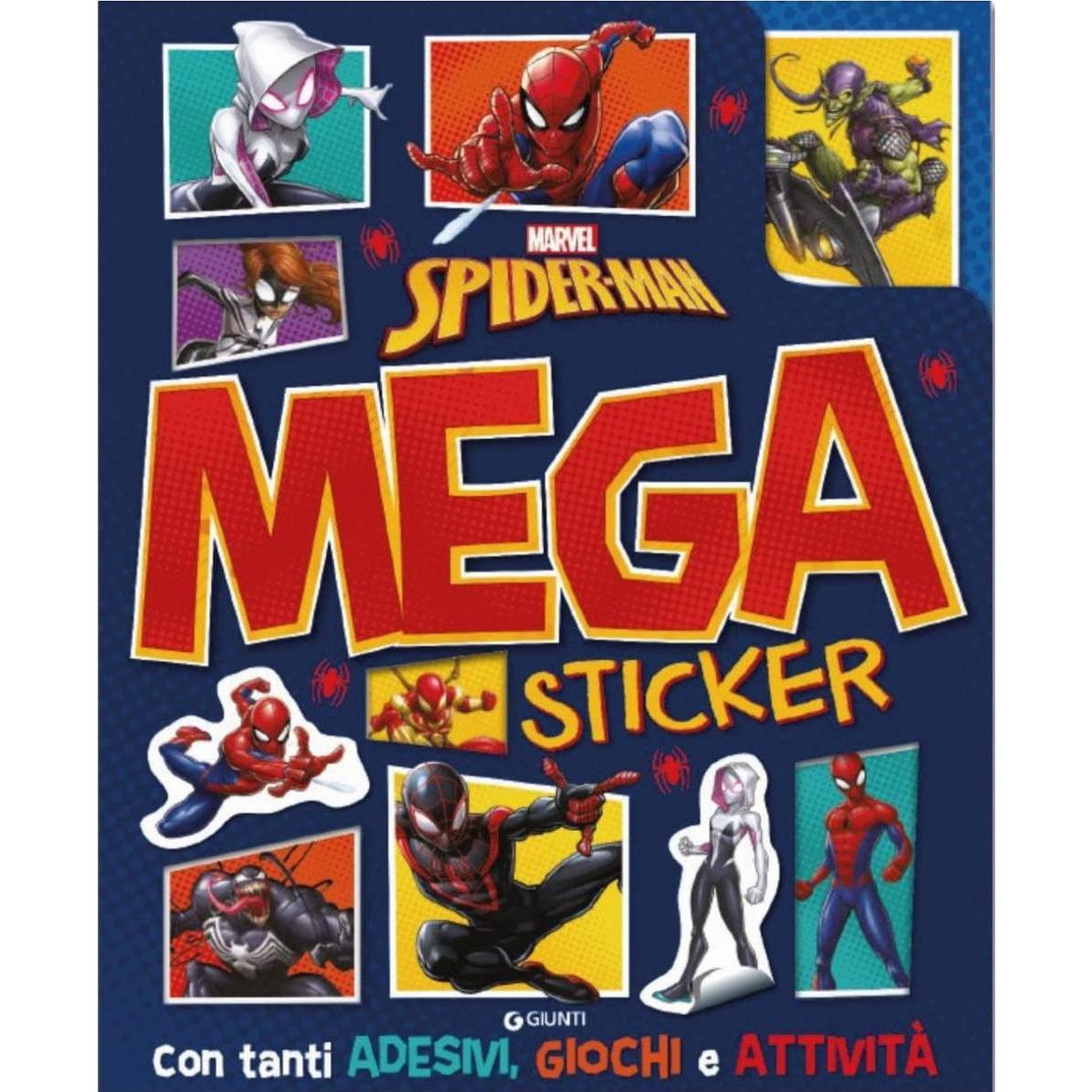 Giunti, Sticker, Libri Spiderman. Mega Sticker. Con Tanti Adesivi, Giochi E Attivita. Ediz. A Colori