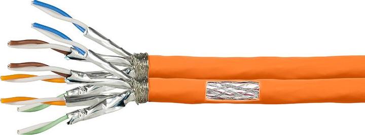 LogiLink CPV0065 - Câble de pose Cat.7 S/FTP 1000 MHz duplex orange 50 m - Câble de pose - (S/FTP, CAT7, 50 m)