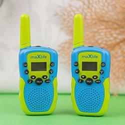 Image du produit Maxlife MXWT-200 set de talkie-walkie vert-bleu (3 km)