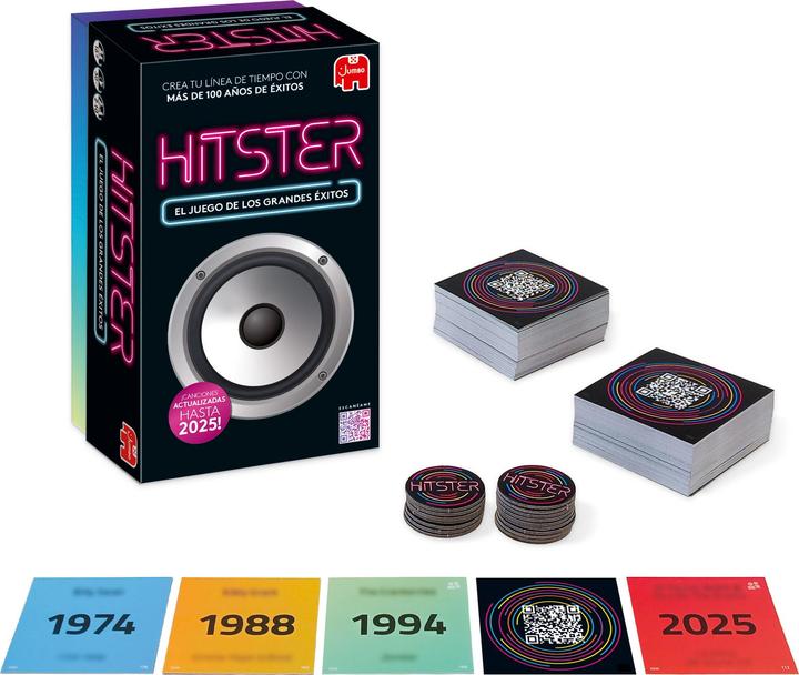 Actual product image Jumbo Hitster (Edición En Español) (Spanish, 2 - 10 Players)