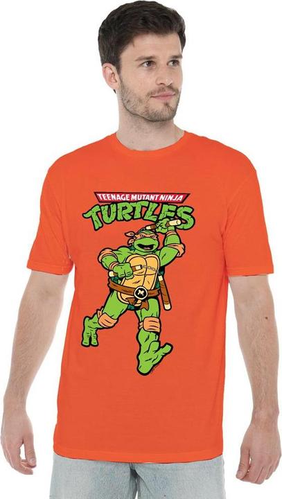 Immagine prodotto Teenage Mutant NT Maglietta Michelangelo Retrò Uomo (S)