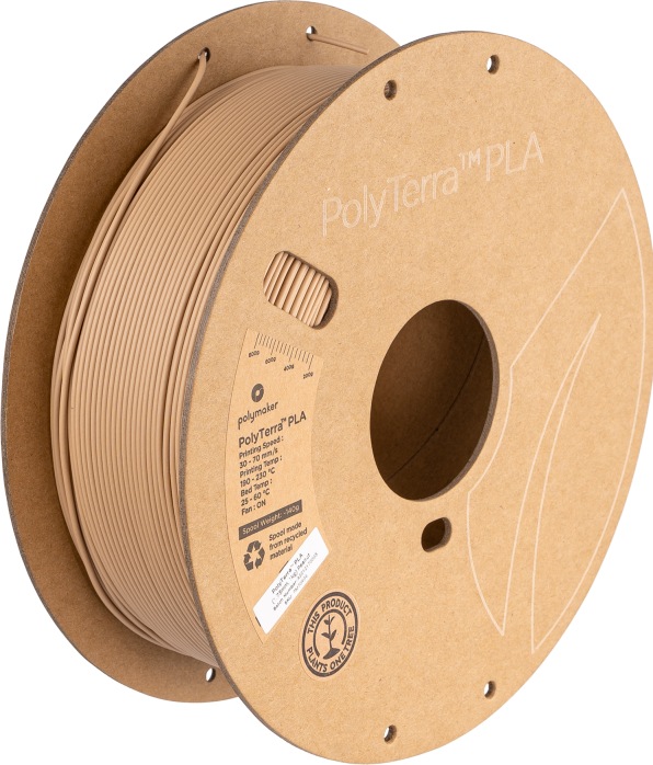 Image du produit Polymaker Polyterra (PLA, 1.75 mm, 1000 g, Marron)
