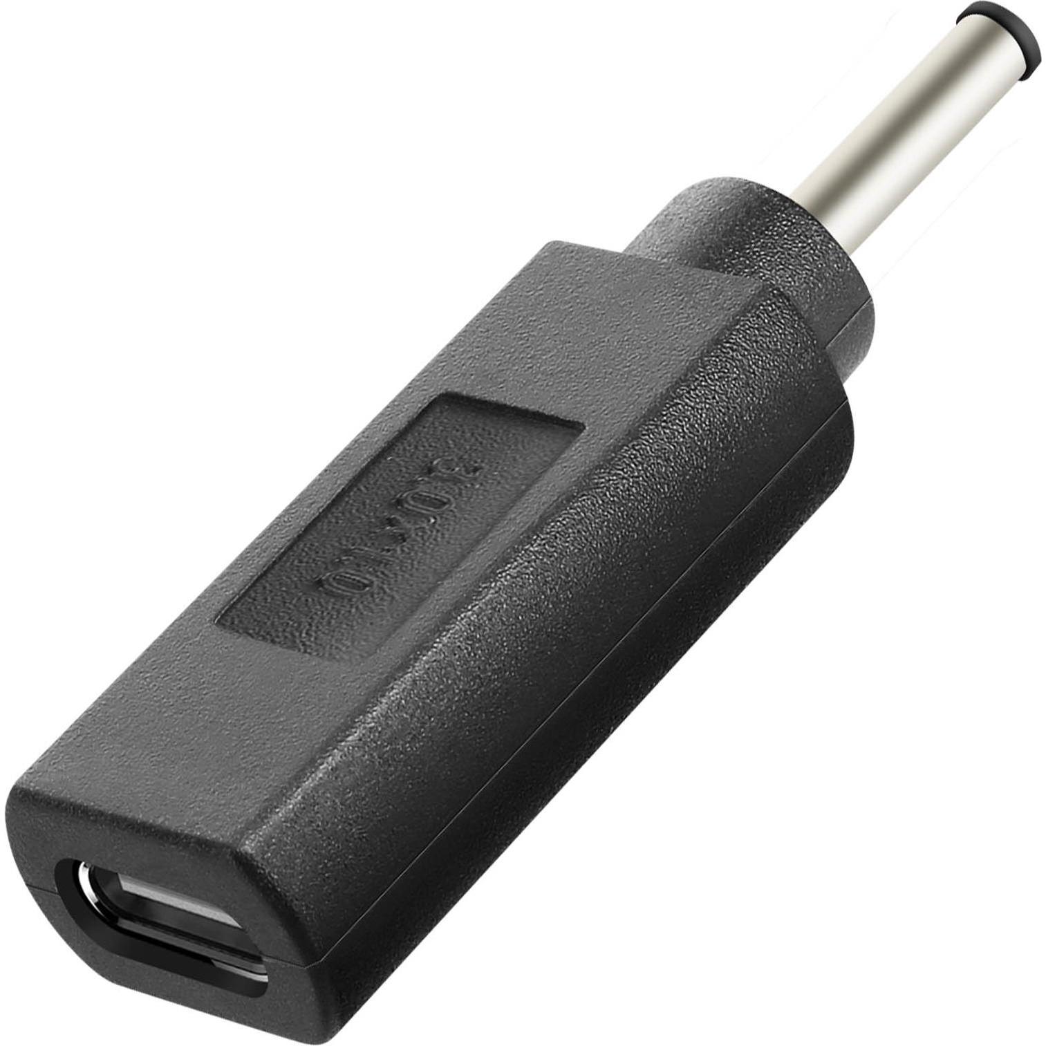 Avizar ADA-C002, USB-C / 3.0 x 1.0mm Adapter (Proprietär, USB Typ C), Mobilgerät Adapter, Schwarz