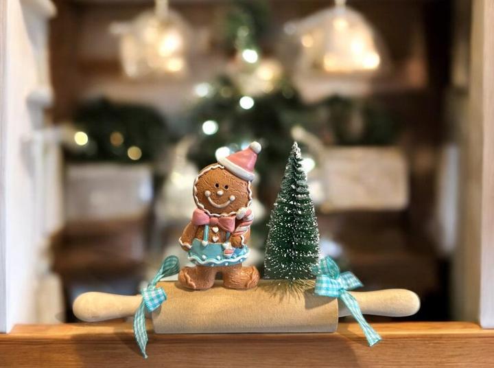 Image du produit GuGus Deko XMAS Wallholz rosa türkis