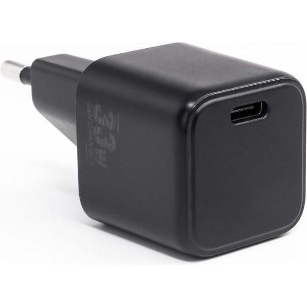 CoreParts 33W USB-C Nano Single Port (33 W), Notebook Netzteil, Schwarz