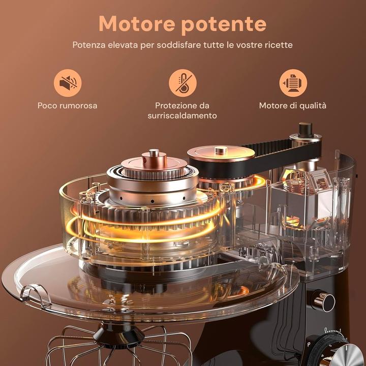 Image du produit Avilia Impastatrice Planetaria (1000 W, 4.50 l)