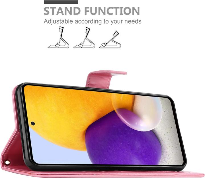 Image du produit Cadorabo Housse Flower Book pour Samsung Galaxy A73 5G (Samsung Galaxy A73 5G)