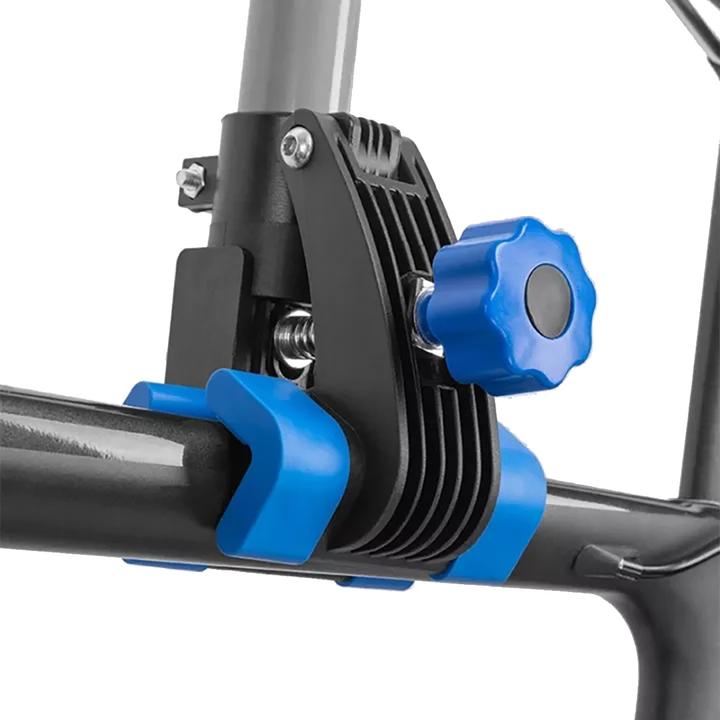Actual product image Rockbros MP-01 tabletop service stand for bicycles with knobs - black