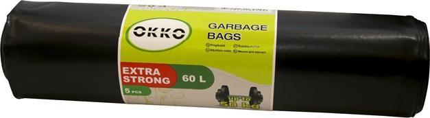 Actual product image Okko GARBAGE BAGS 60L 5PCS 145MY (5x, 60 l)