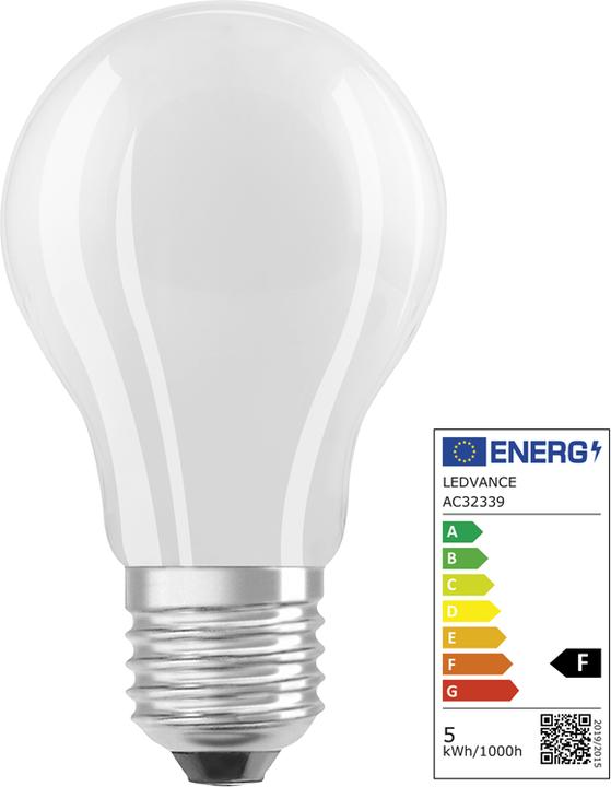 Produktbild Osram Led Retrofit Classic A (E27, 5 W, 470 lm, 1 x, F)