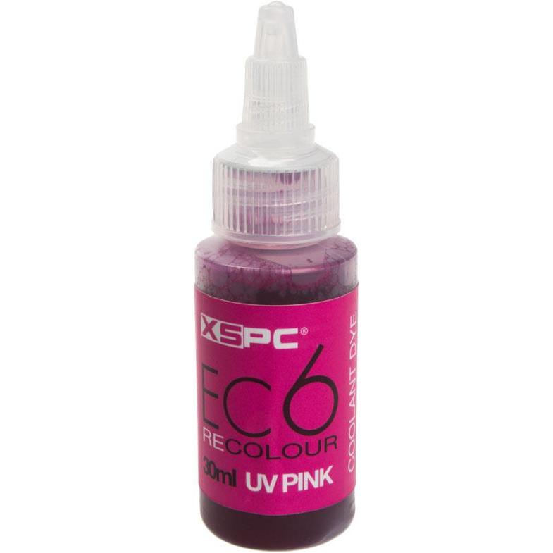 XSPC EC6 ReColour Dye - UV Pink (30 ml, Farbzusatz), Wasserkühlung Wasserzusatz, Pink