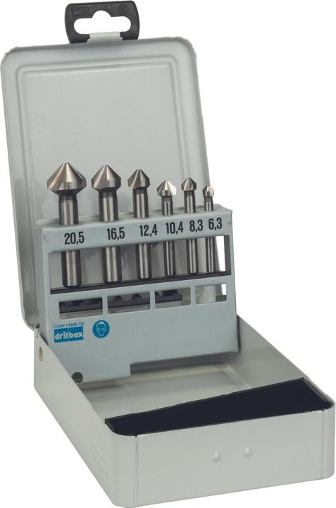 Immagine prodotto Bosch Professional Zubehör Set di svasatori HSS PRO Soft Metal, 6 pezzi. (6,3 mm, 8,3 mm, 10,4 mm, 12,4 mm, 16,5 mm, 20,5 mm)