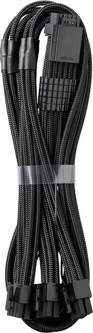Actual product image CableMod PRO ModMesh RT 12VHPWR auf 3x PCI-e Kabel für ASUS/Seasonic/Phanteks - 60cm, schwarz (60 cm)