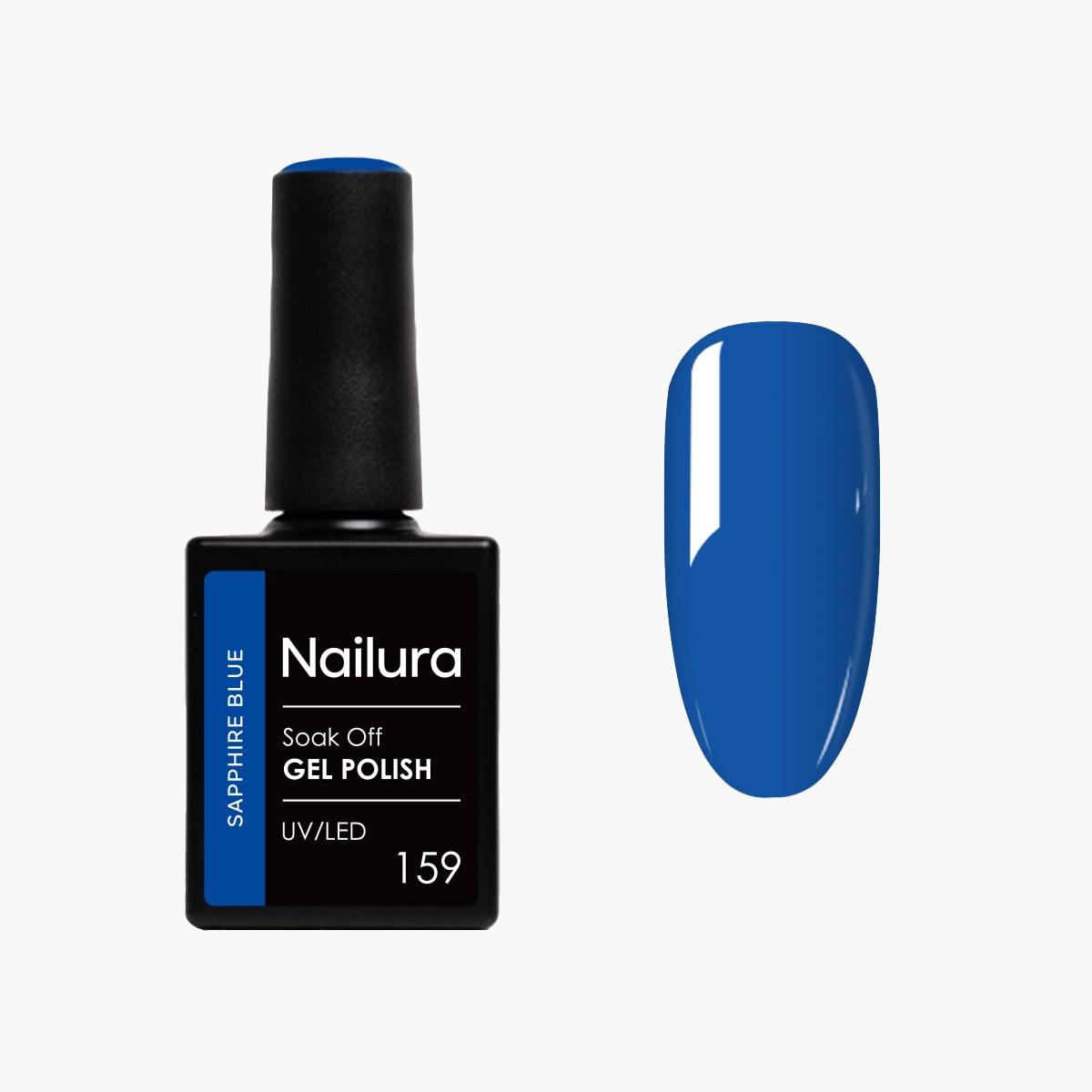 Nailura - Gel Polish 159 - Sapphire Blue - 10 ml (Sapphire Blue) (70178)