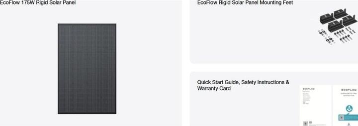 Actual product image EcoFlow Solarpanel (175 W, 9.30 kg)